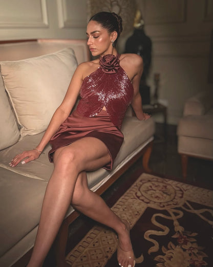 JAISLIN CHONA in Main Character Era dress