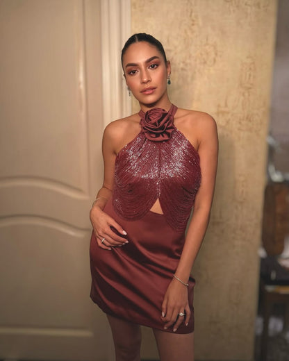 JAISLIN CHONA in Main Character Era dress